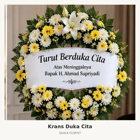 Krans Bunga Duka Kaur